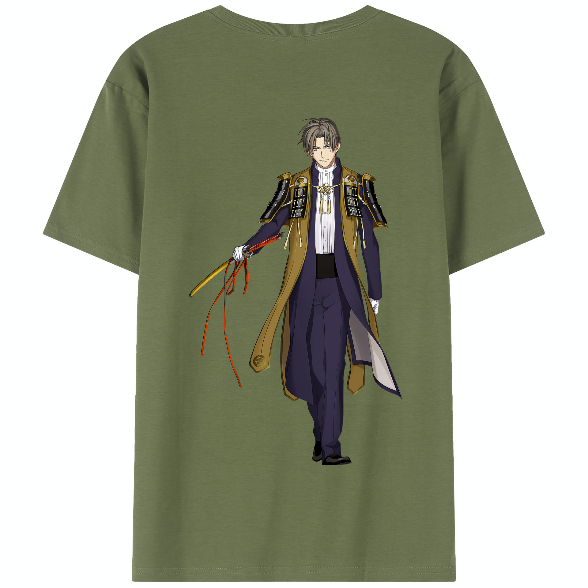 （画像用） 刀剣乱舞 Touken Ranbu 綿100％半袖Tシャツ（背面プリント）